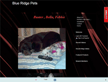 Tablet Screenshot of blueridgepets.com